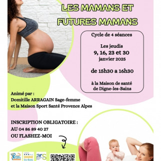 RETOUR AU SPORT POUR MAMANS ET FUTURES MAMANS