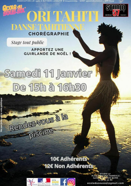 Stage de danse Tahitienne