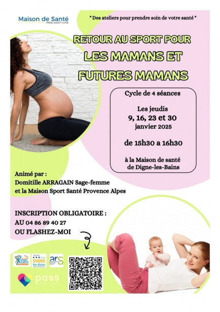 RETOUR AU SPORT POUR MAMANS ET FUTURES MAMANS