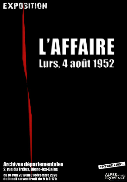L'Affaire, Lurs, 4 août 1952