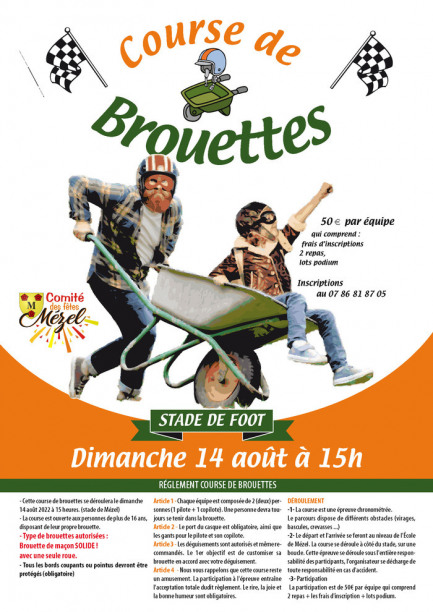 COURSE DE BROUETTES