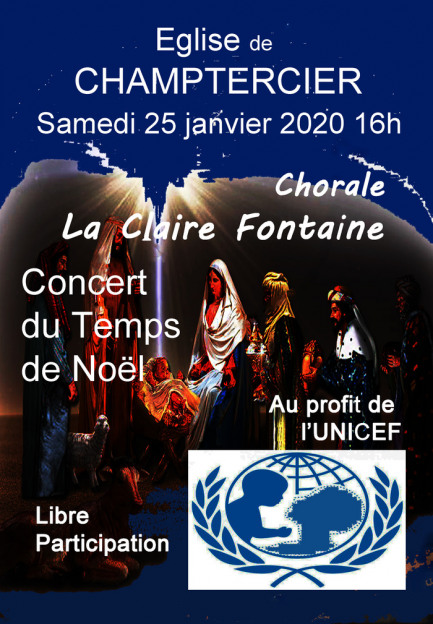 concert Claire Fontaine au profit de l'UNICEF